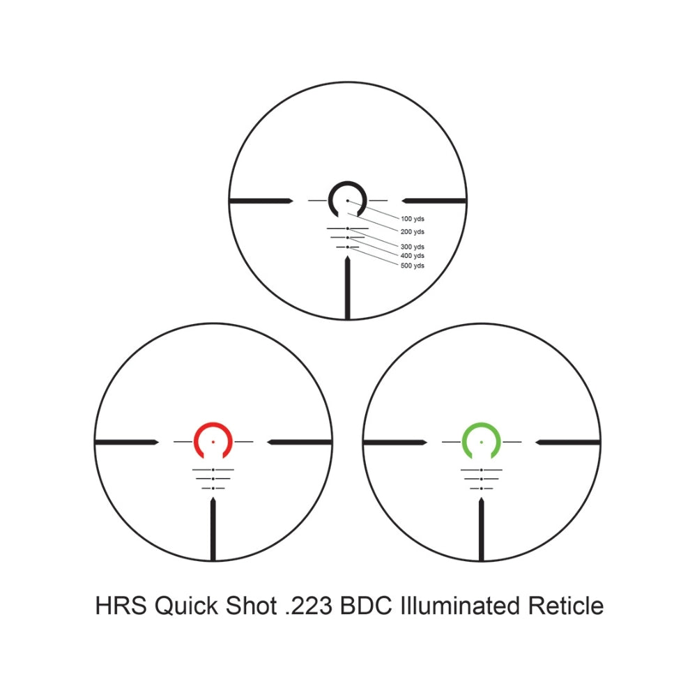 Barska 1-4x 24mm LEVEL HD Rifle Scope AC12798 | All Security Equipment