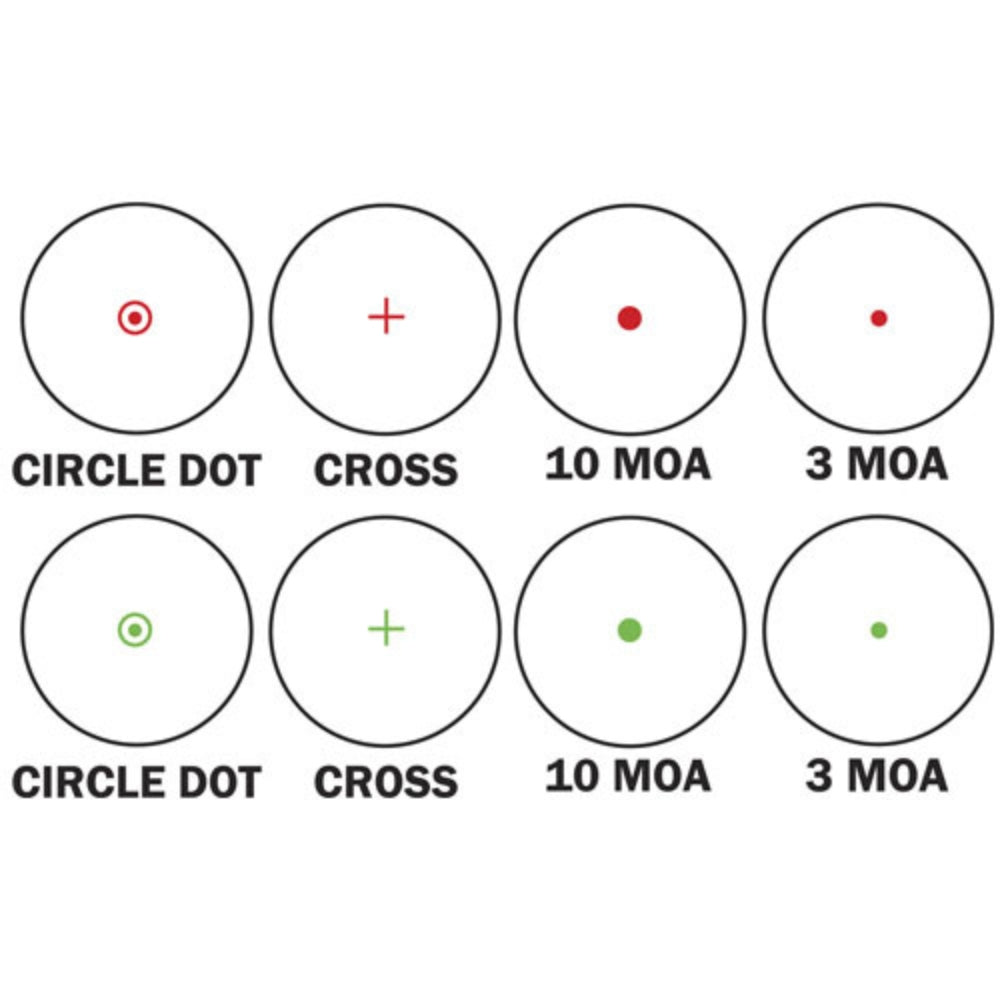 Barska 1x Multi Red / Green Reticle IR Electro Sight Scope AC11704