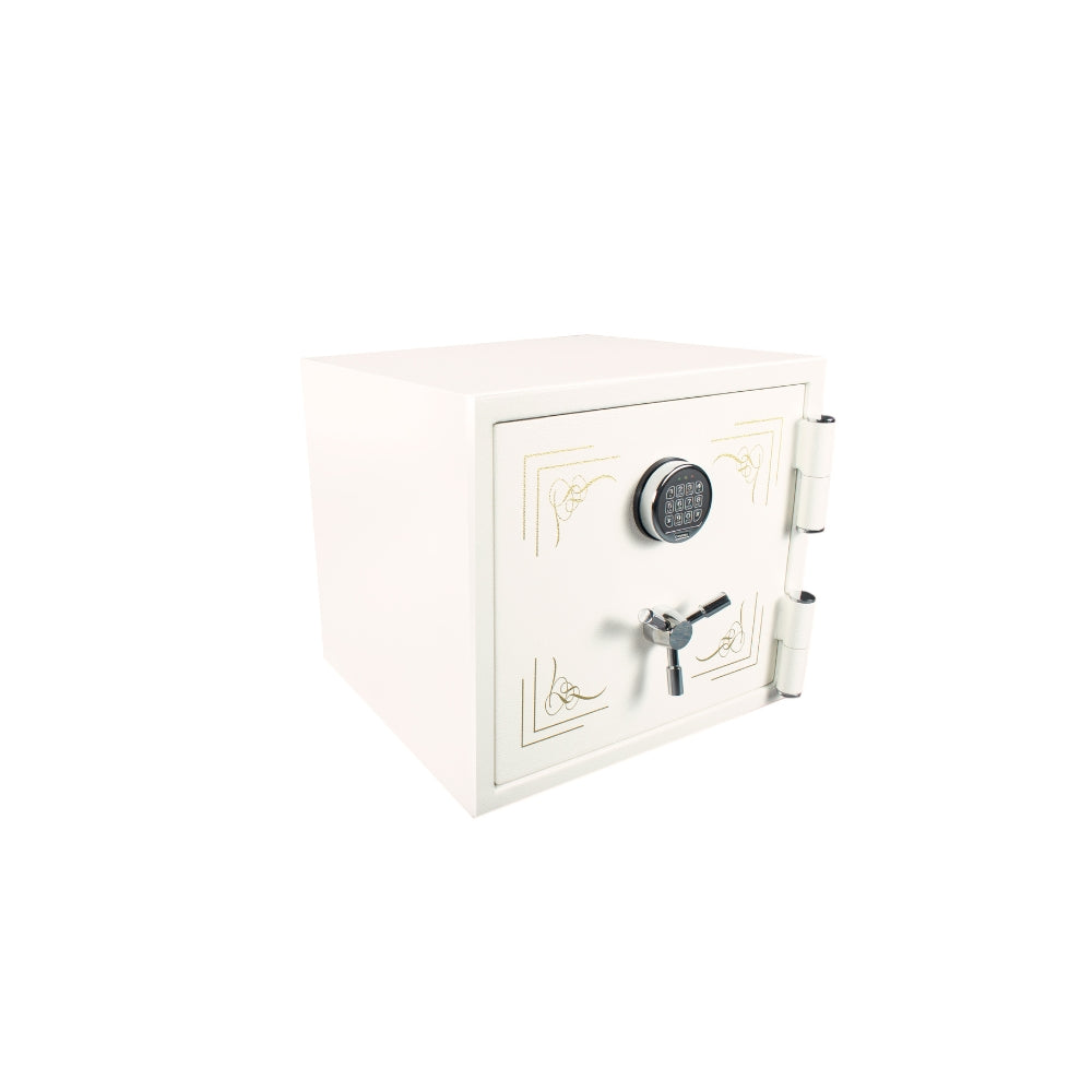 Barska 1.91 Cu. Ft. Keypad Fireproof Jewelry Safe White AX13616