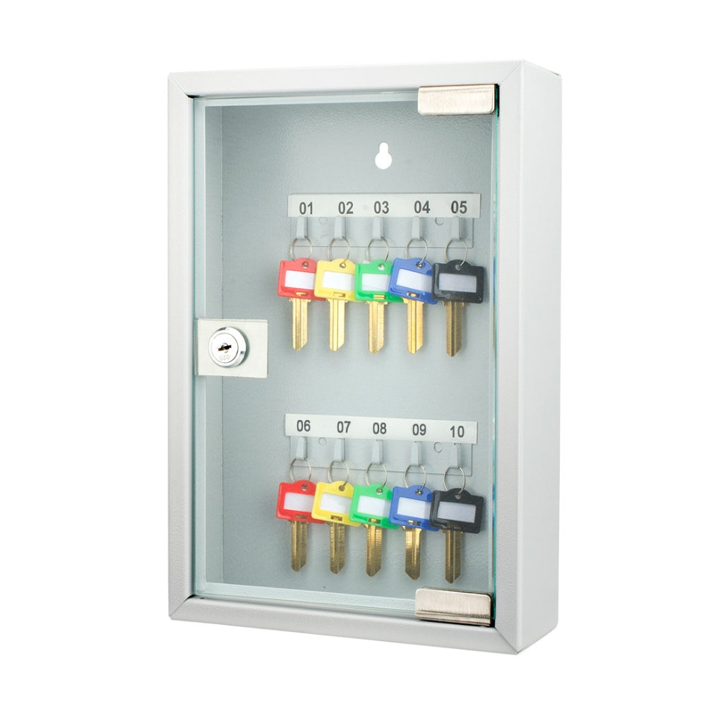 Barska 10 Position Key Cabinet with Glass Door CB12986