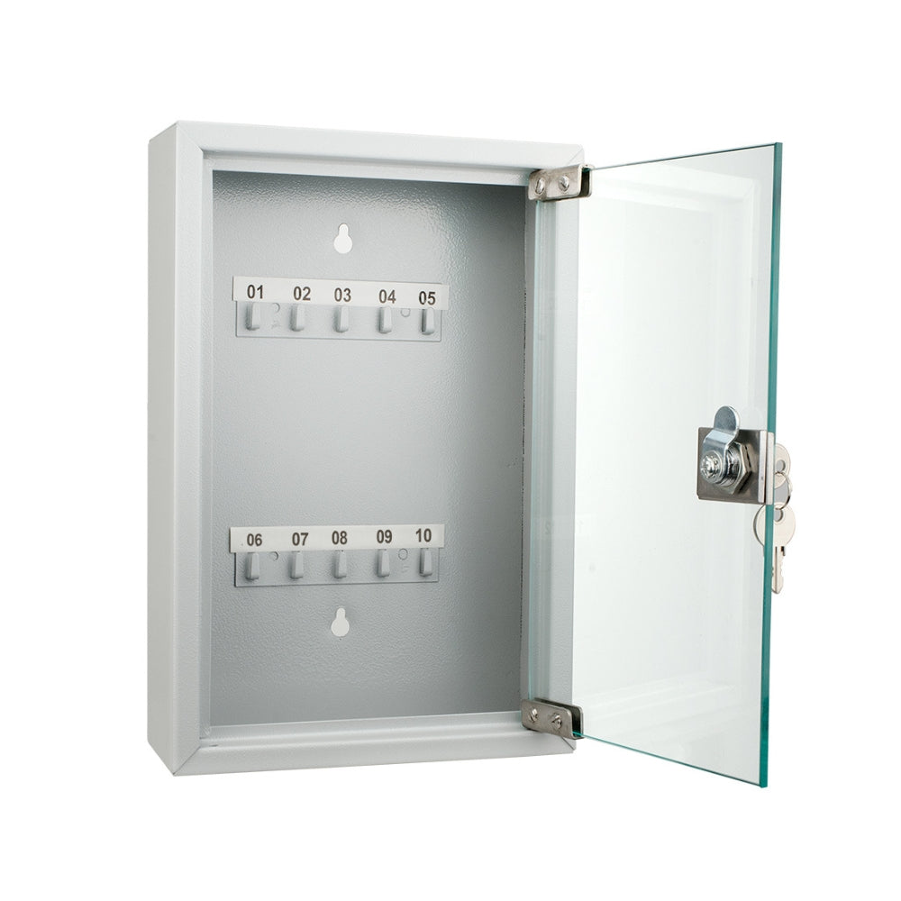 Barska 10 Position Key Cabinet with Glass Door CB12986