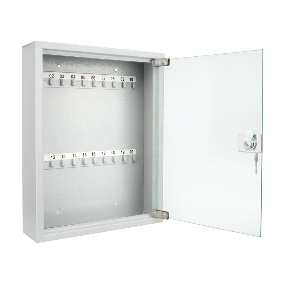 Barska 20 Position Key Cabinet with Glass Door CB12952