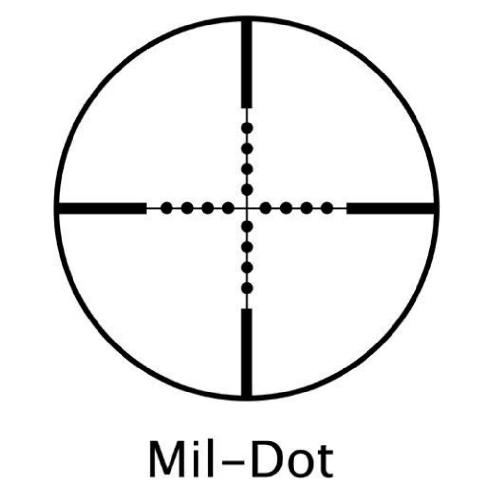 Barska AO Airgun Reverse Recoil Rifle Scope w/ Mil-Dot Reticle AC10008