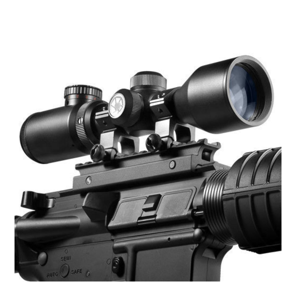 Barska 3-9x42mm IR Contour Mil-Dot Compact Rifle Scope AC10552