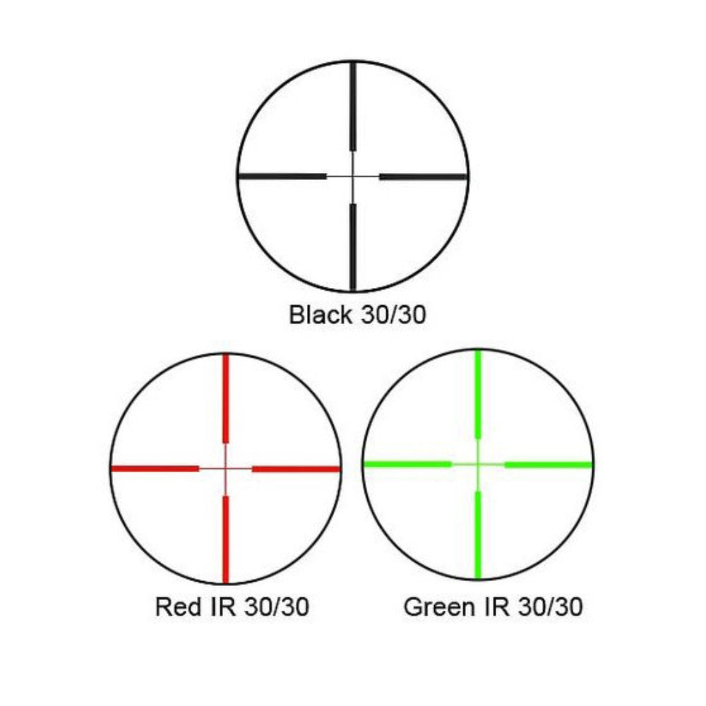 Barska 3-9x42mm IR Contour Mil-Dot Compact Rifle Scope AC10552