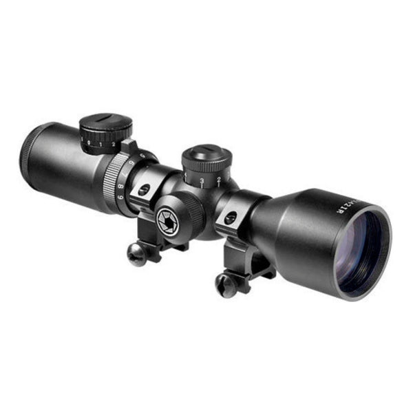 Barska Contour Rifle Scope 3-9x42 Illuminated Trace MOA Reticle w/ Rings, Black hot