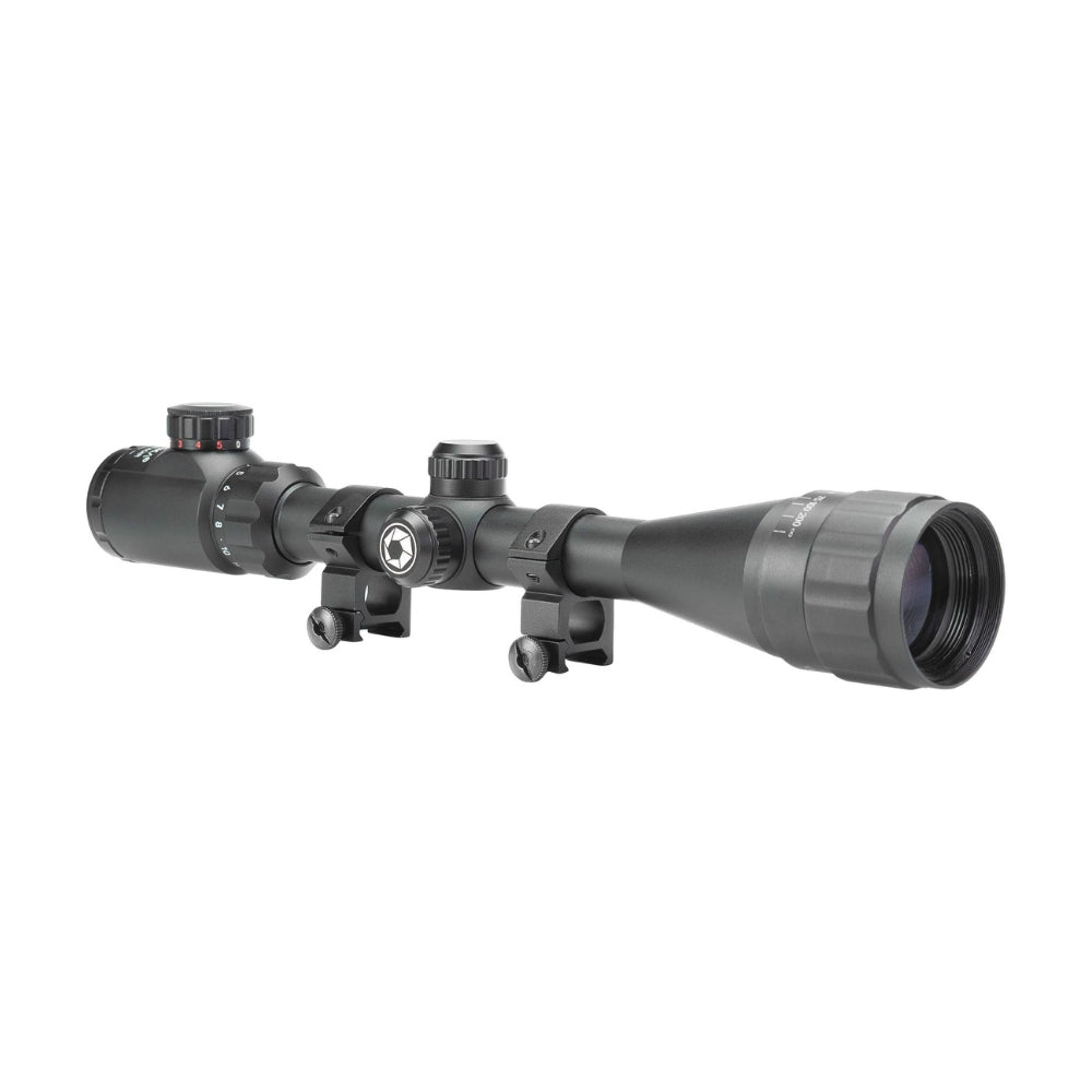 Barska 4-16X40 AO IR R/G Mil Dot Varmint Scope with Rings AC13568