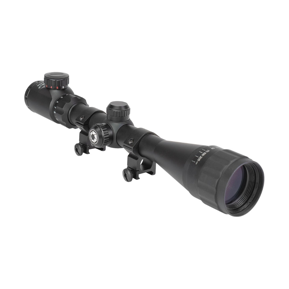 Barska 4-16X40 AO IR R/G Mil Dot Varmint Scope with Rings AC13568