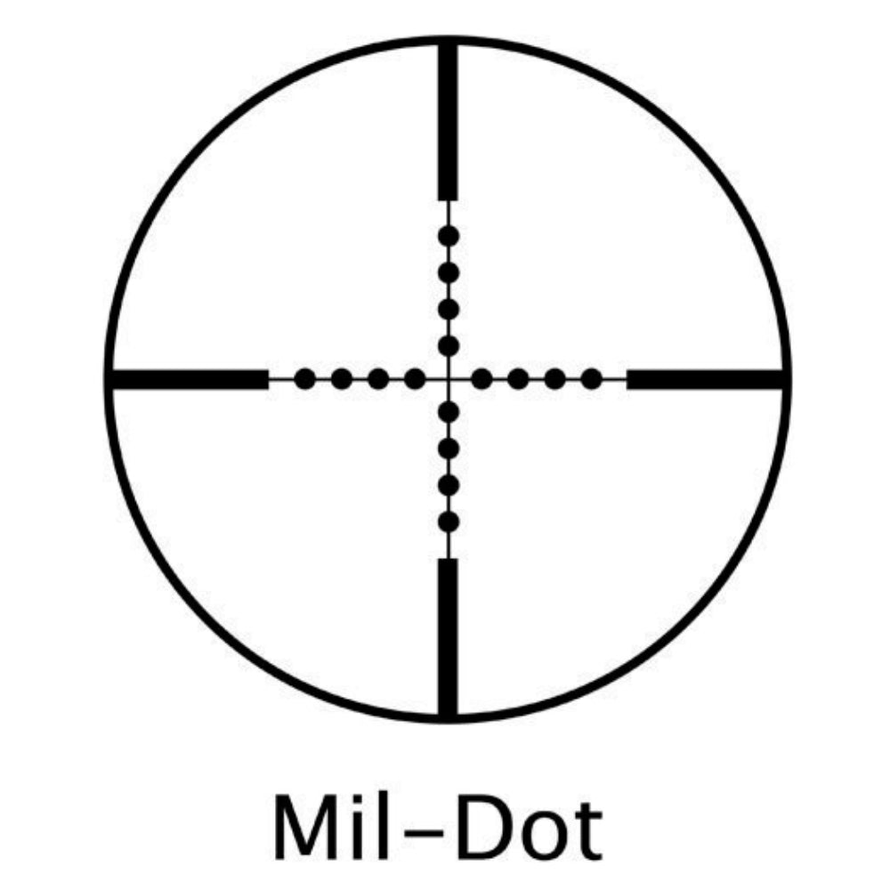 Barska AO Airgun Reverse Recoil Rifle Scope w/ Mil-Dot Reticle AC10004