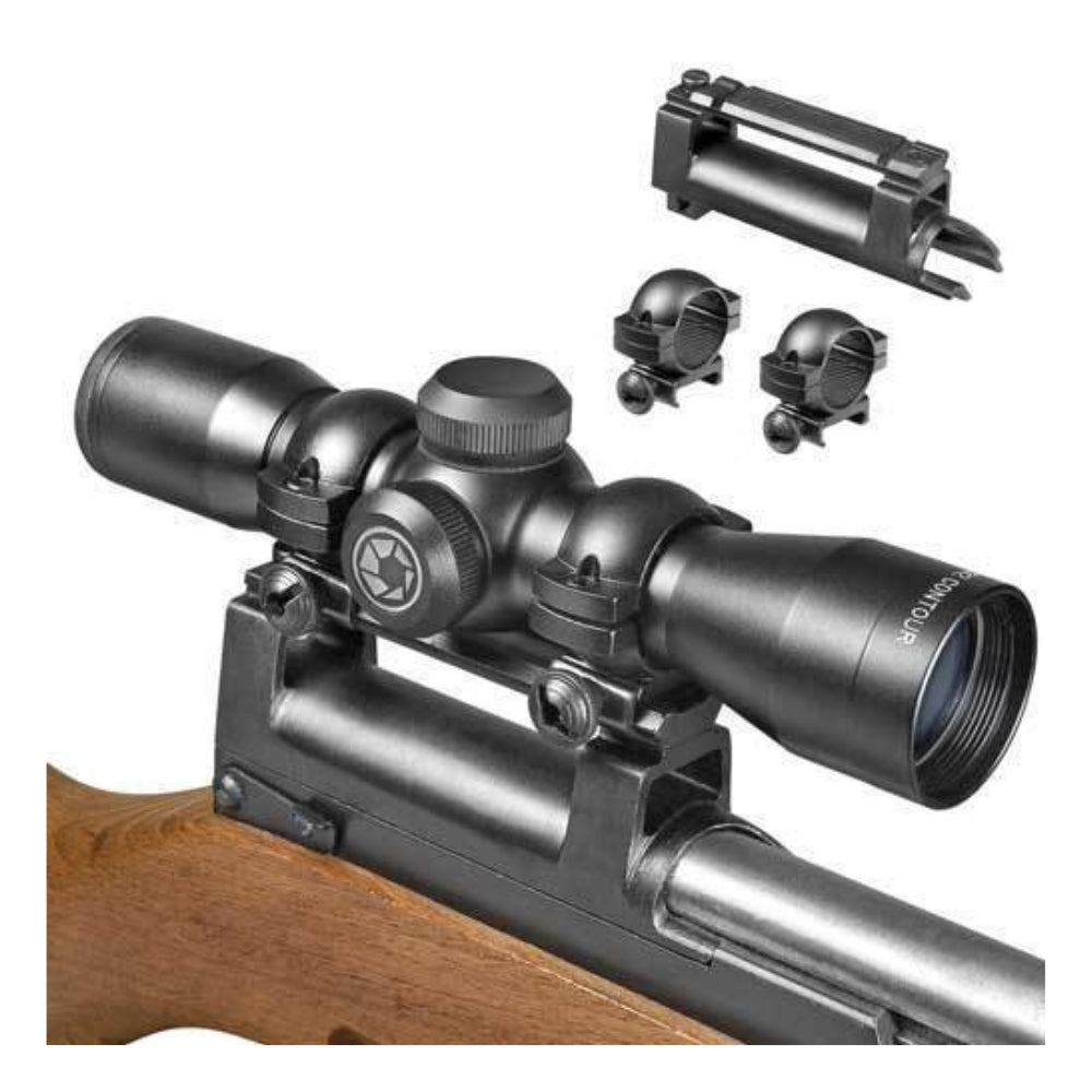 Barska 4x32mm Contour SKS Rifle Scope w/ Base and Rings AC10882