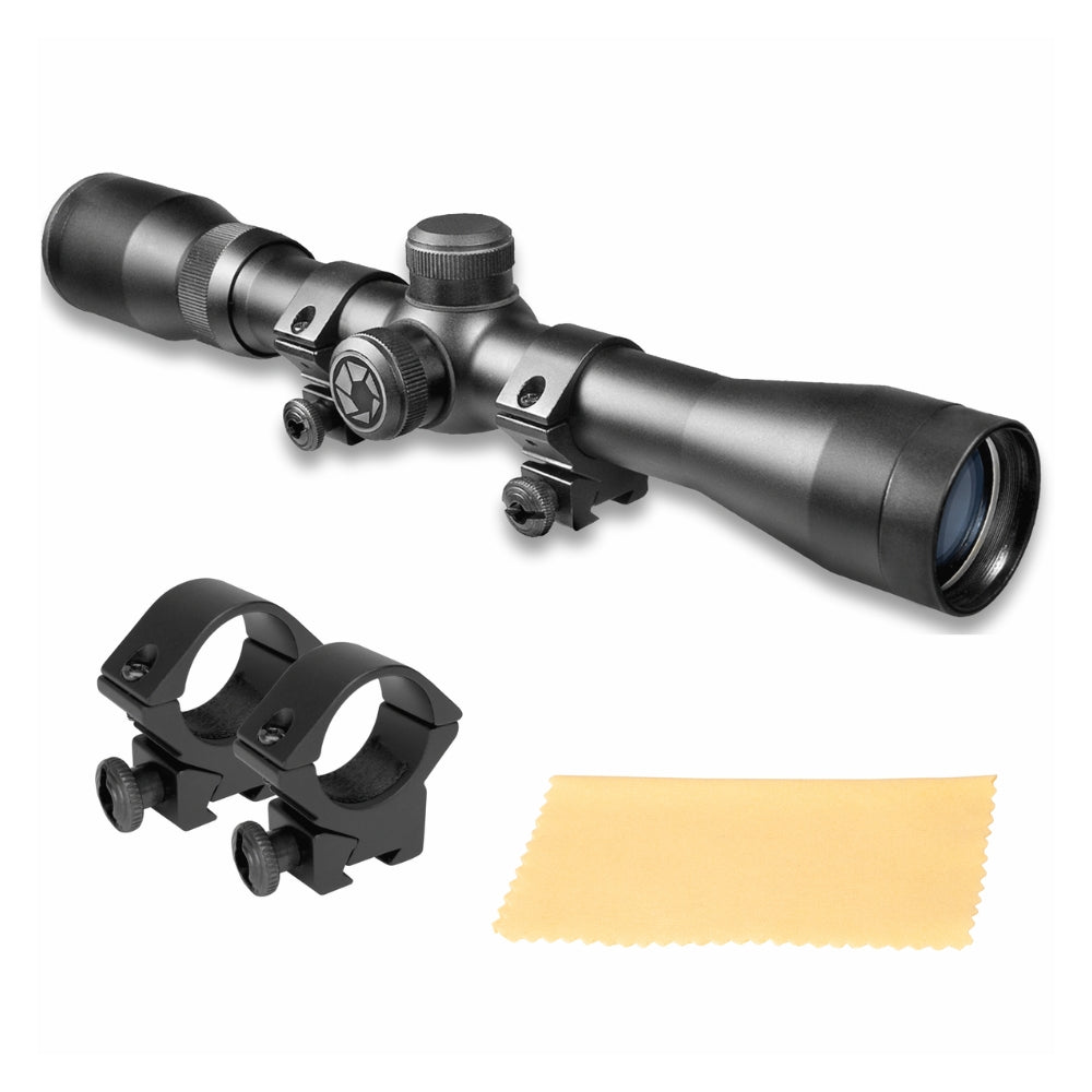 Barska 4x32mm Plinker-22 Rifle Scope with Rings AC10038