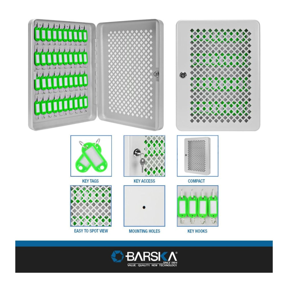 Barska Keys Lock Box with Green Tags CB13758 | All Security Equipment