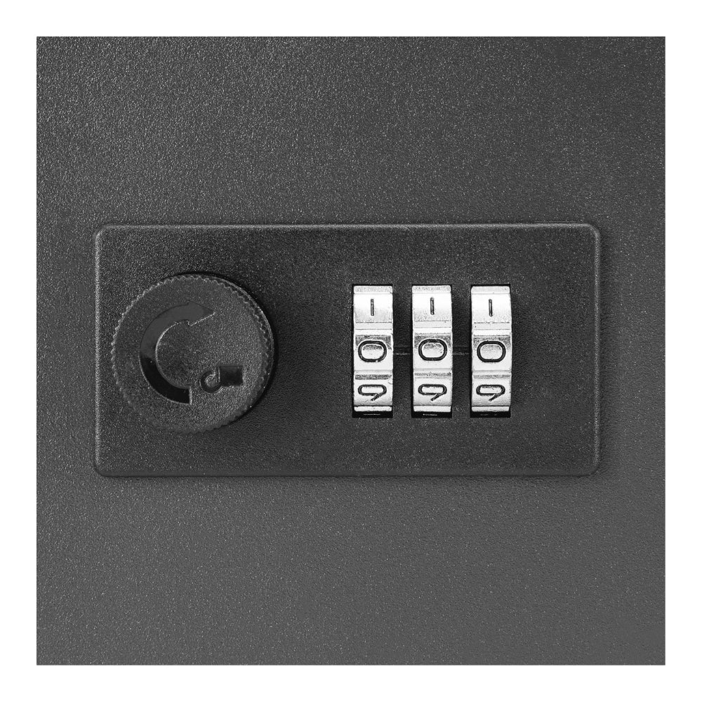 Barska 48 Keys Adjustable Lock Box with Combination Lock Black CB13606