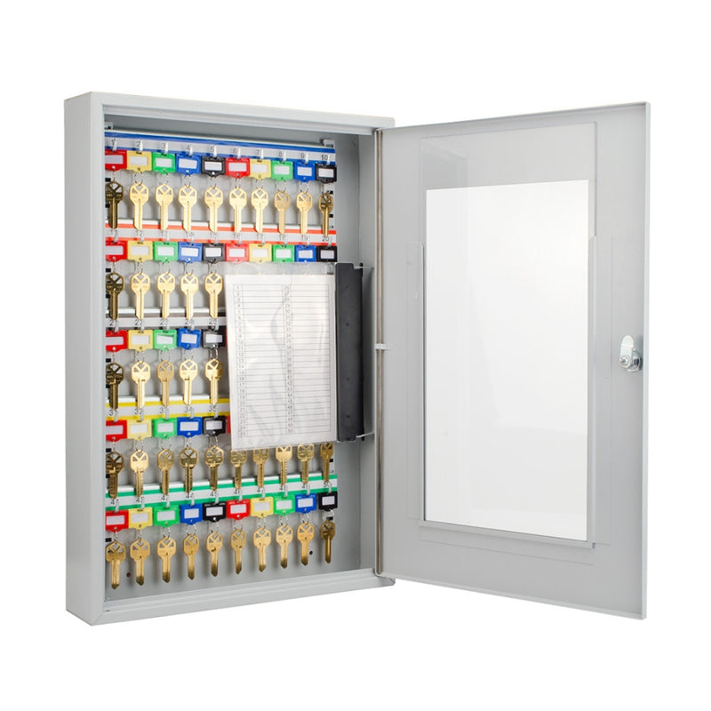 Barska 50 Position Key Cabinet with Glass Door CB12950