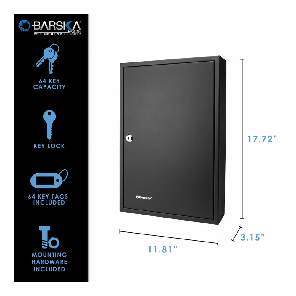 Barska 64 Position Key Cabinet with Key Lock CB12486