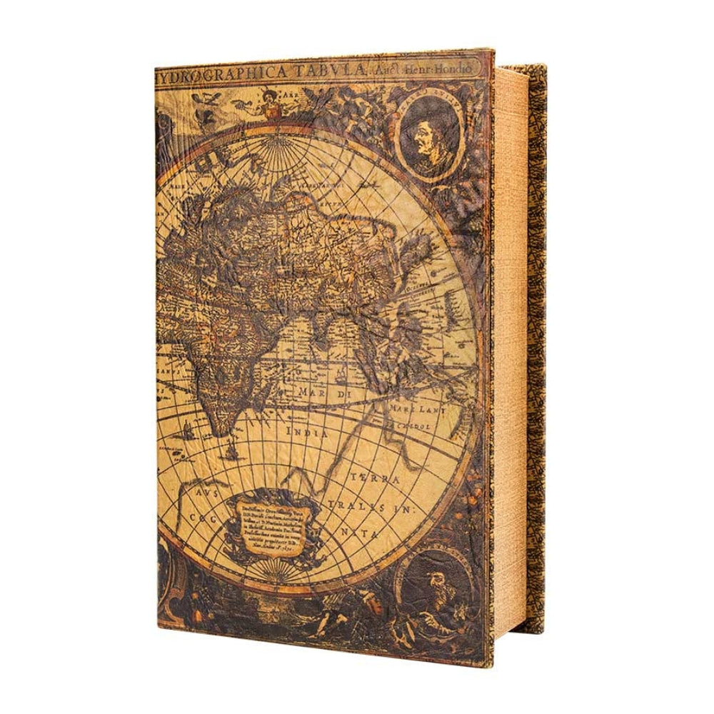 Barska Antique Map Book Lock Box CB12480