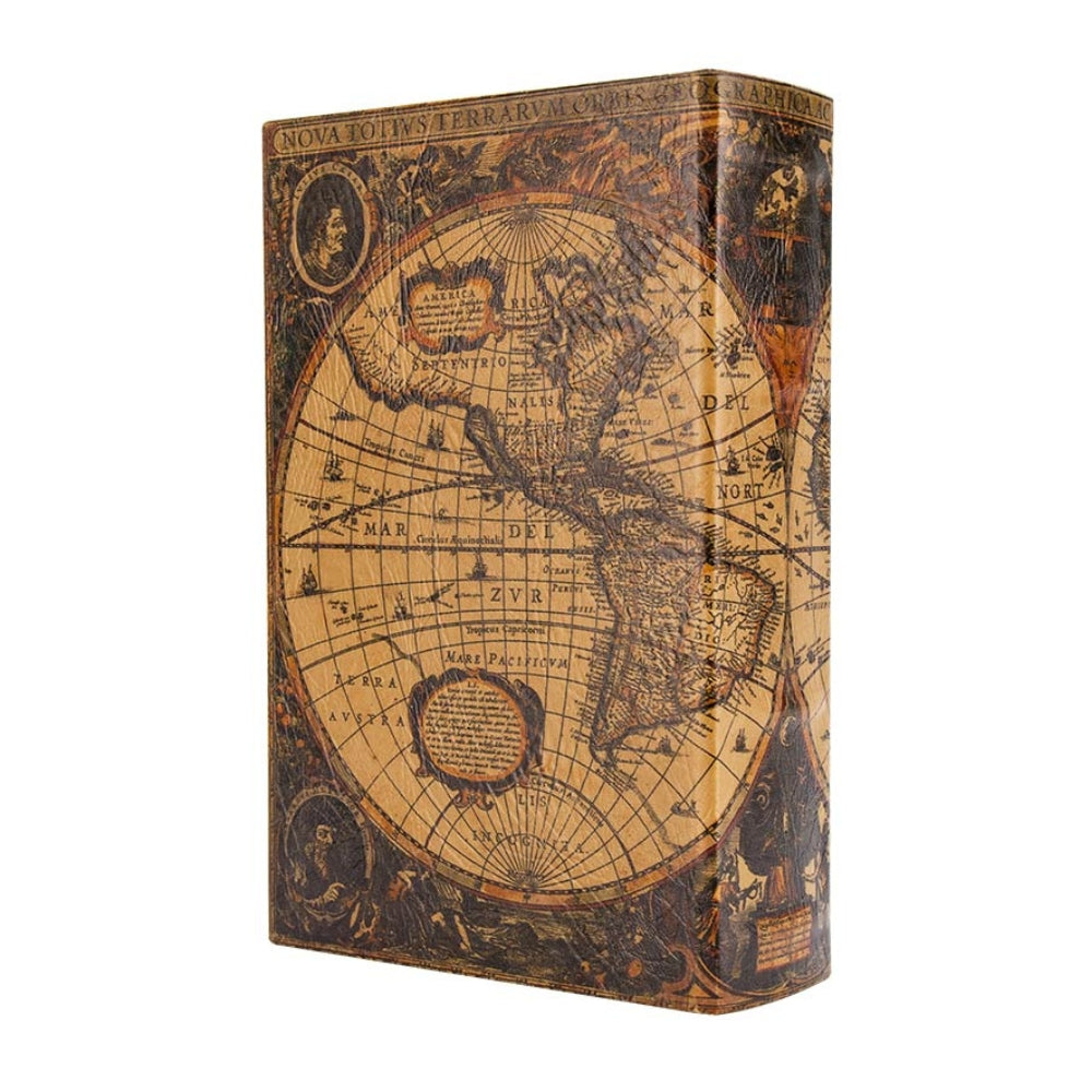 Barska Antique Map Book Lock Box CB12480