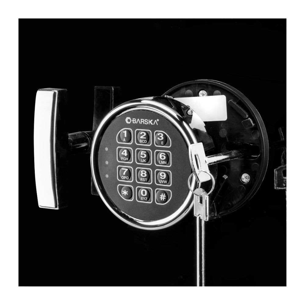 Barska Black Keypad Jewelry Safe Black Interior AX13106