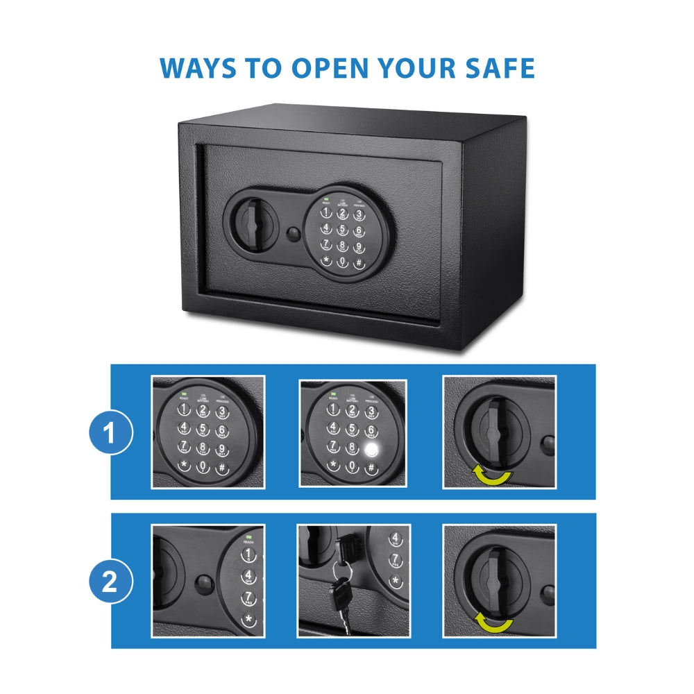 Barska Compact Digital Keypad Security Safe AX12616