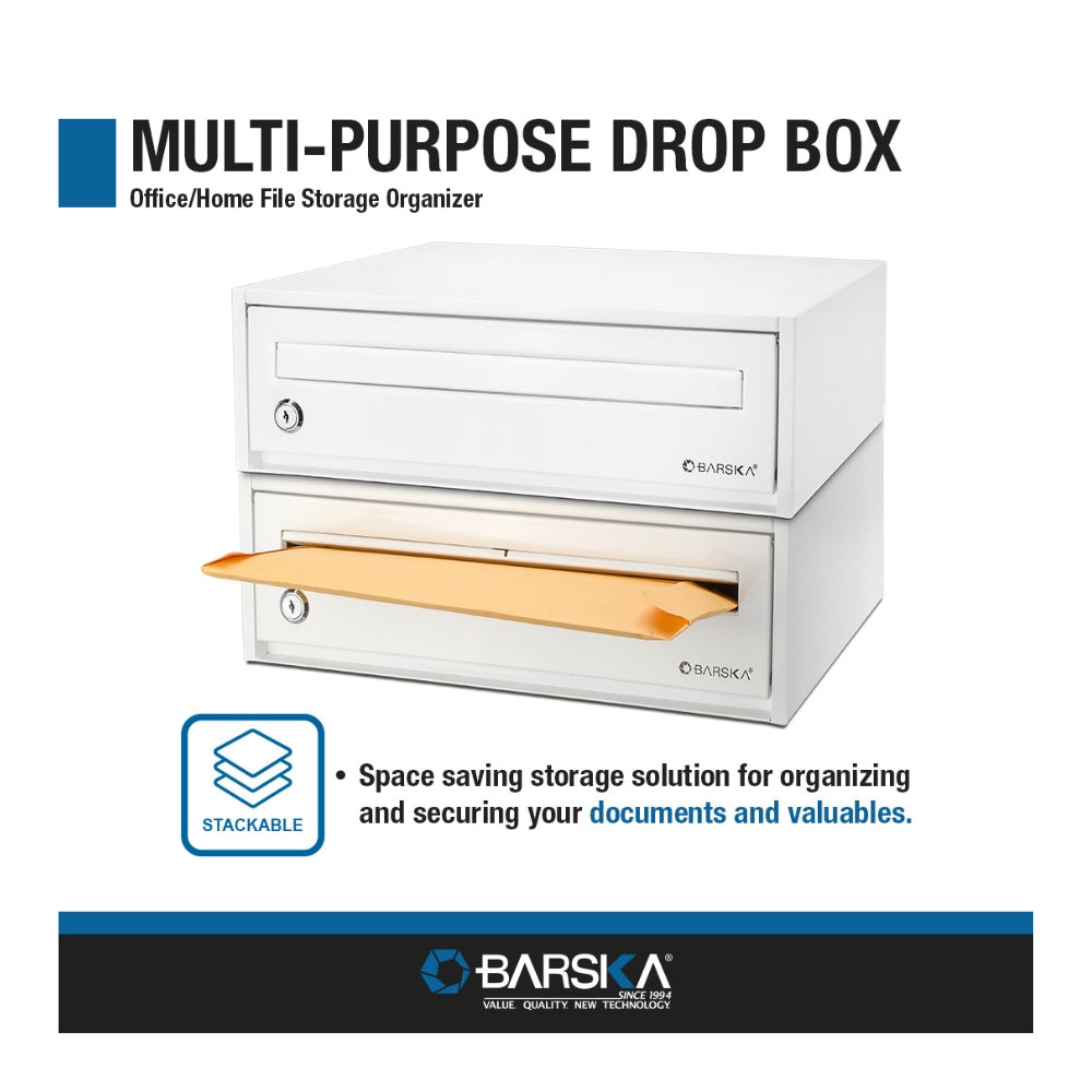 Barska Desktop Drop Box with Key Lock CB13118