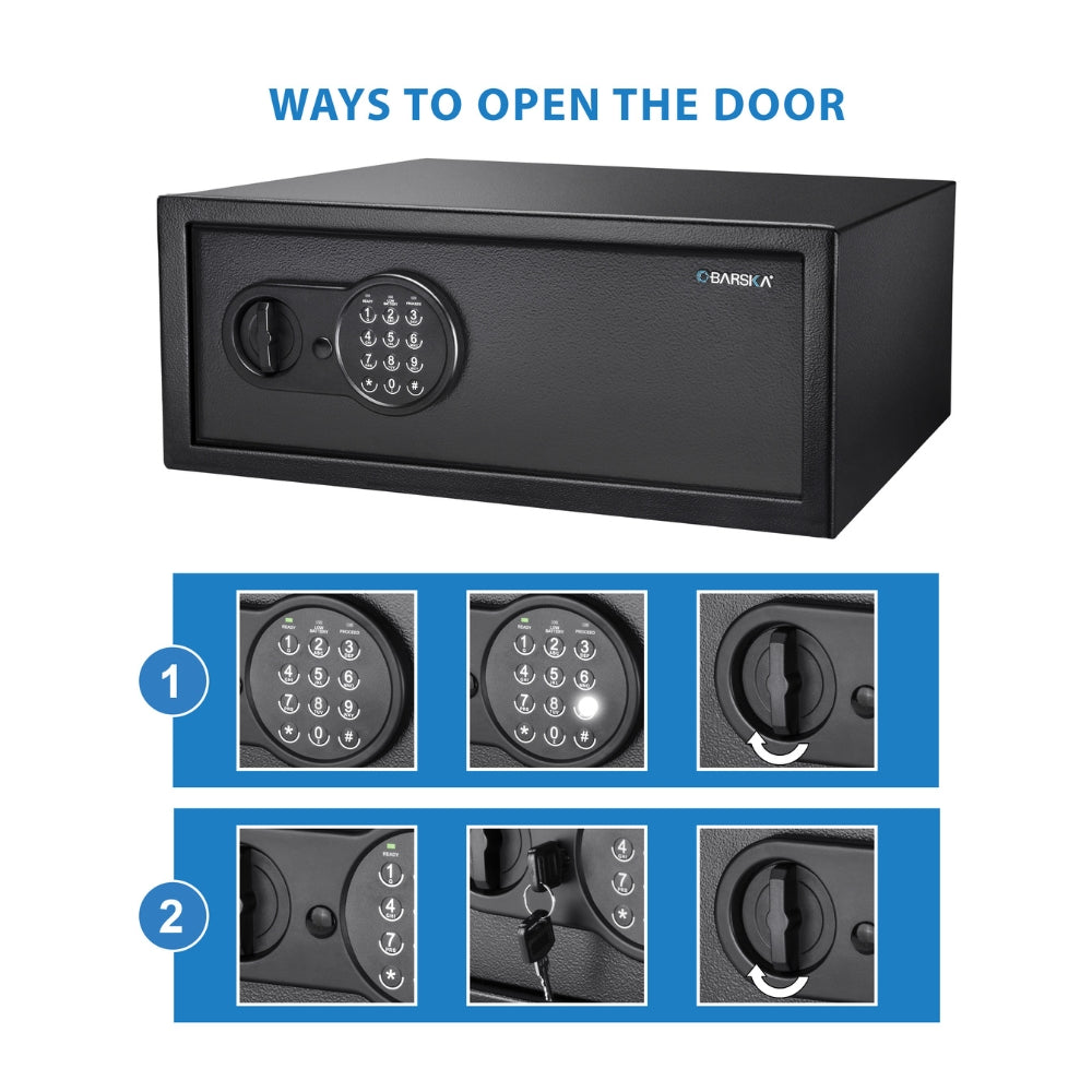 Barska Digital Keypad Security Safe 1.2 Cubic Ft. AX13090