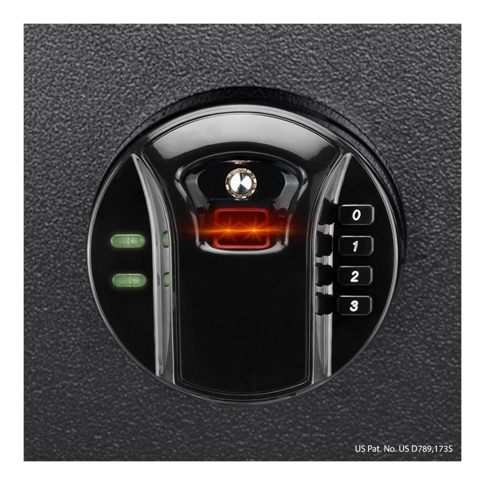 Barska HQ800 Quick Access Biometric Rifle Safe Cabinet - Keypad & Fingerprint AX12760
