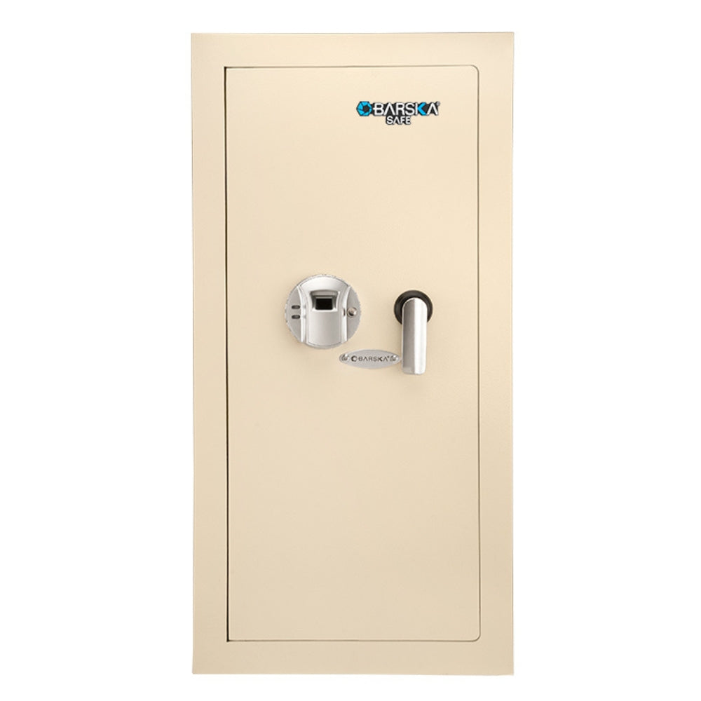 Barska Large Biometric Wall Safe Left Opening (Beige) AX12880