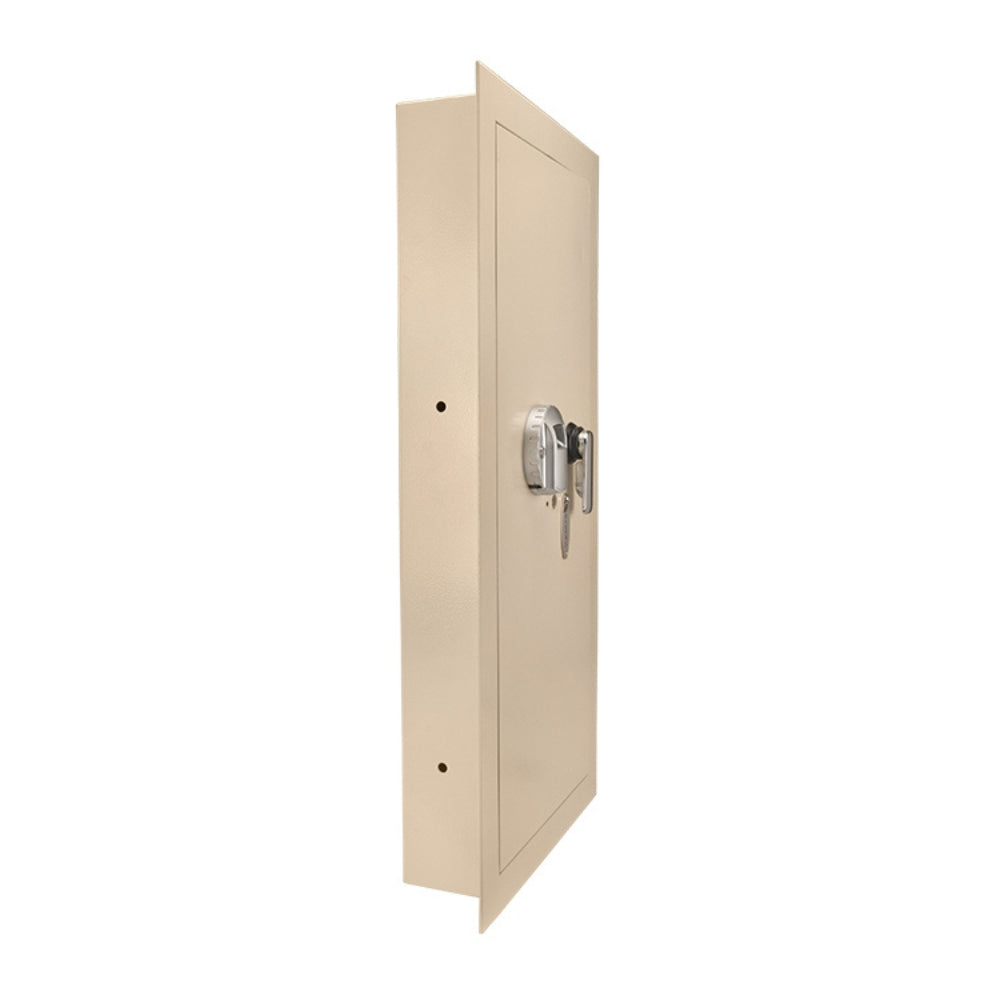 Barska Large Biometric Wall Safe Left Opening (Beige) AX12880