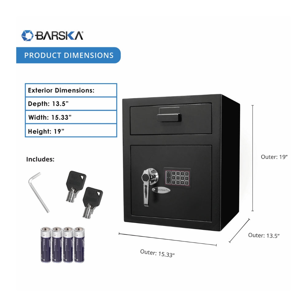 Barska Large Keypad Depository Safe AX11930