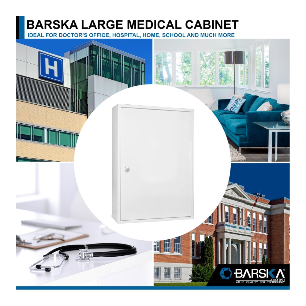 Barska Large Medical Cabinet CB12824 | All Security Equipment