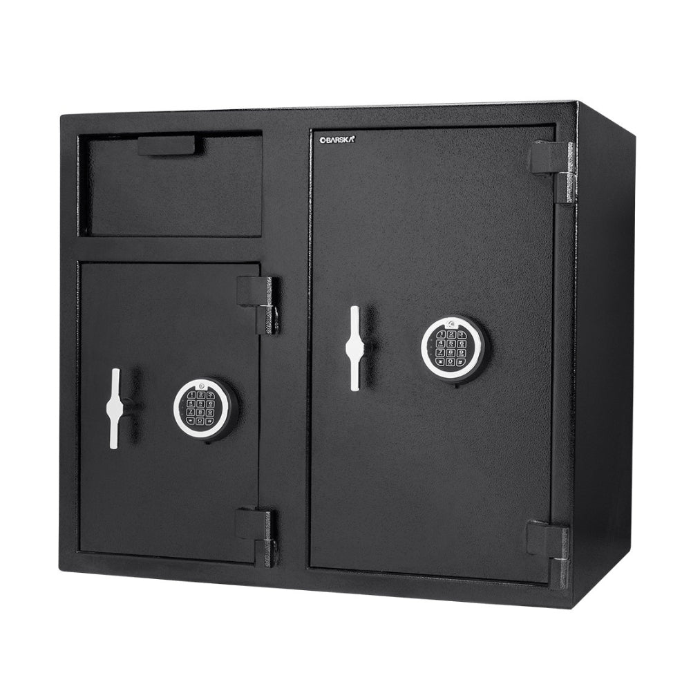 Barska Two Lock Depository Safe Digital Keypad 2.58/4.68 Cubic AX13316