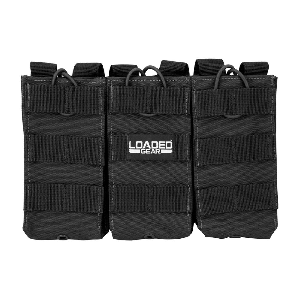 Barska Loaded Gear CX-200 Triple Magazine Pouch (Black) BI12246