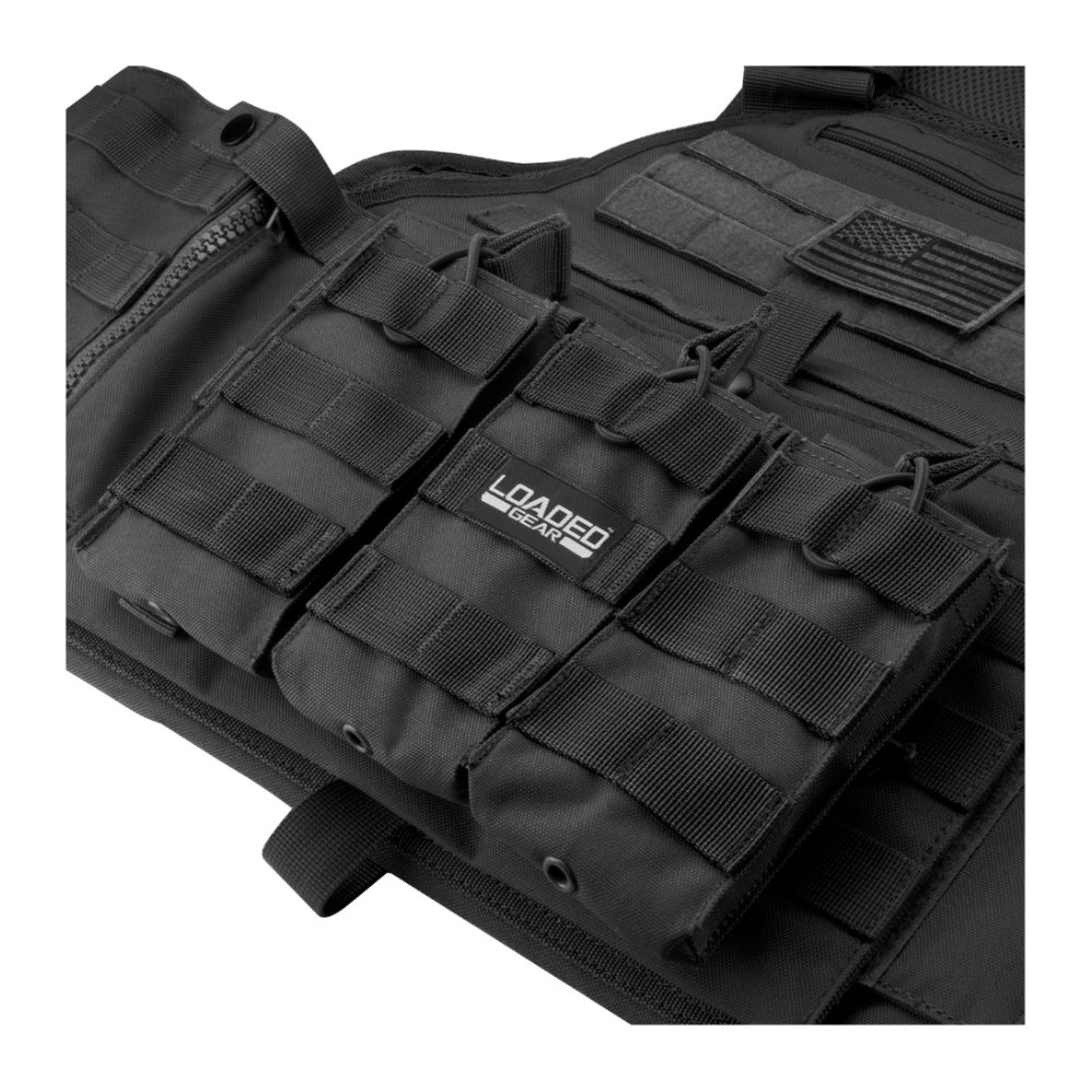 Barska Loaded Gear CX-200 Triple Magazine Pouch (Black) BI12246