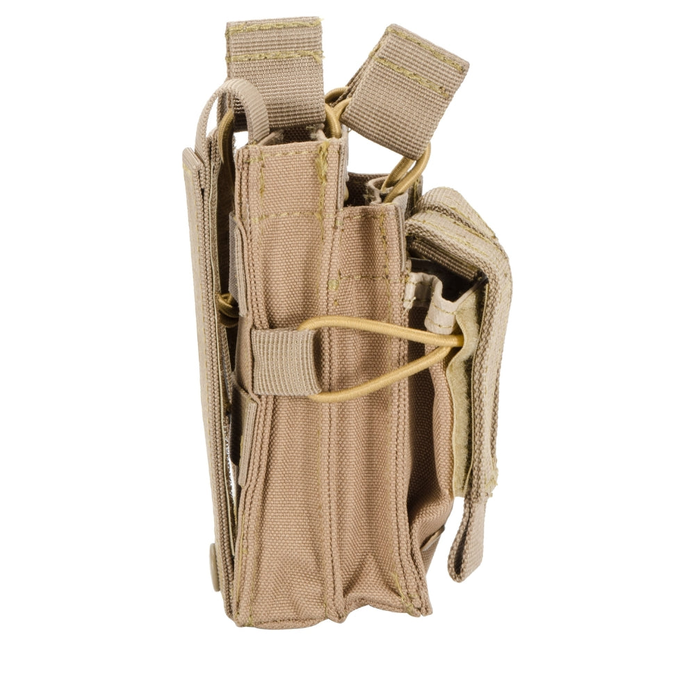 Barska Loaded Gear CX-950 Dual Stacked Rifle and Handgun Mag Pouch (FDE) BI13014