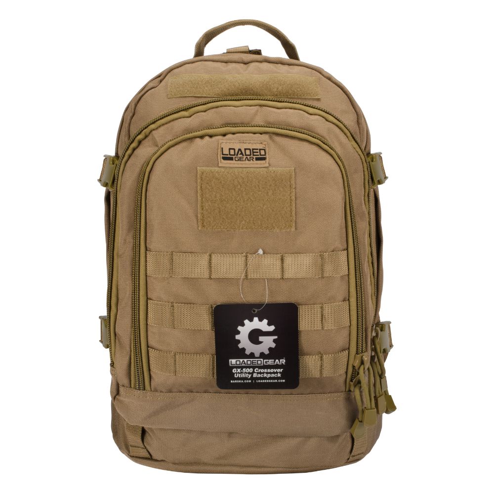 Barska Loaded Gear Crossover Tactical Backpack (Dark Earth) BI12614