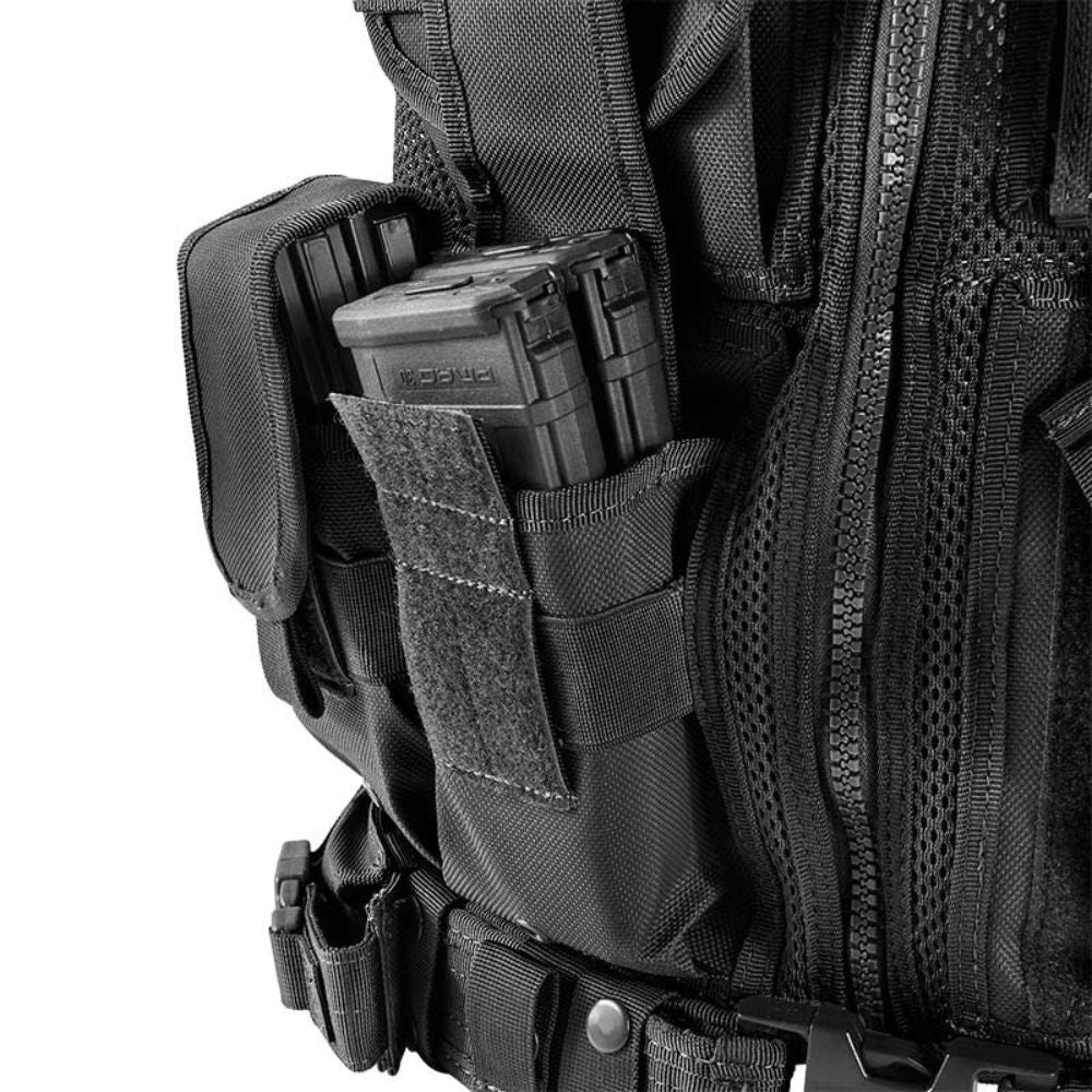 Barska Loaded Gear Tactical Vest VX-200 (Black) Right Hand BI12018