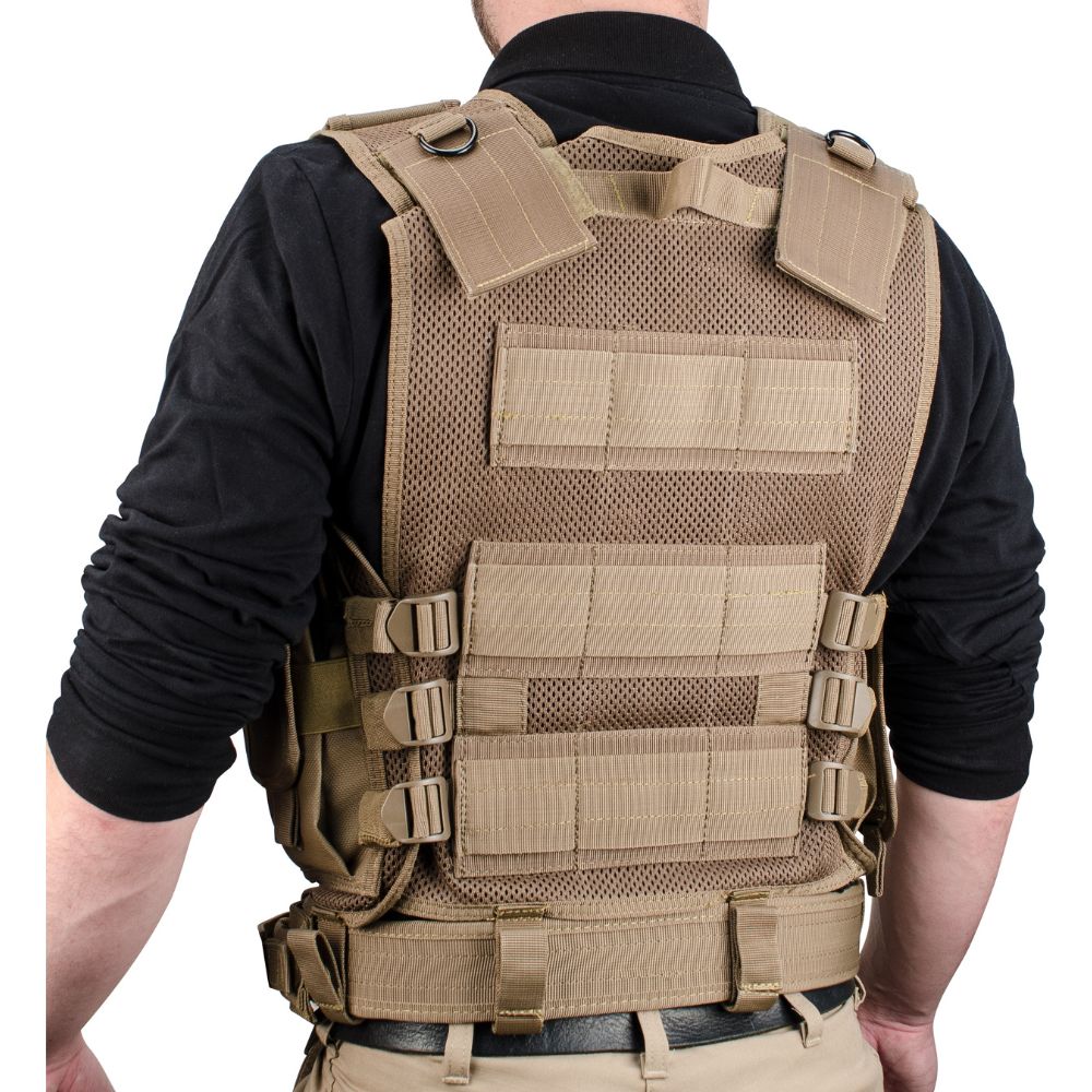 Barska Loaded Gear Tactical Vest VX-200 Tan (Dark Earth) BI12346