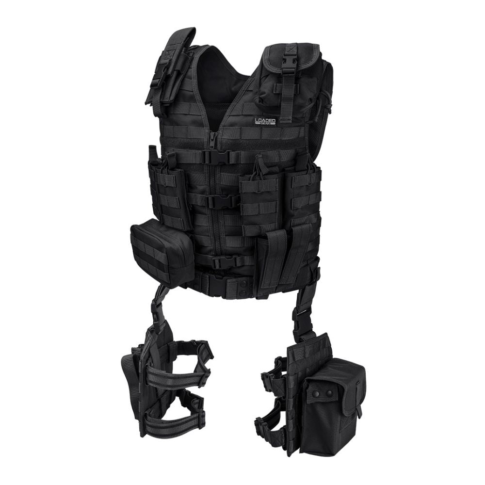 Barska Loaded Gear VX-100 Tactical Vest and Leg Platforms BI12016