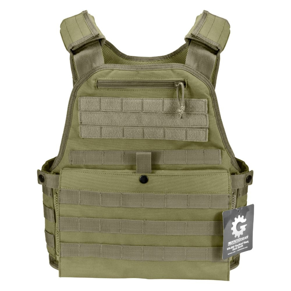Barska MOLLE Plate Carrier Tactical Vest VX-500 OD Green BI12290