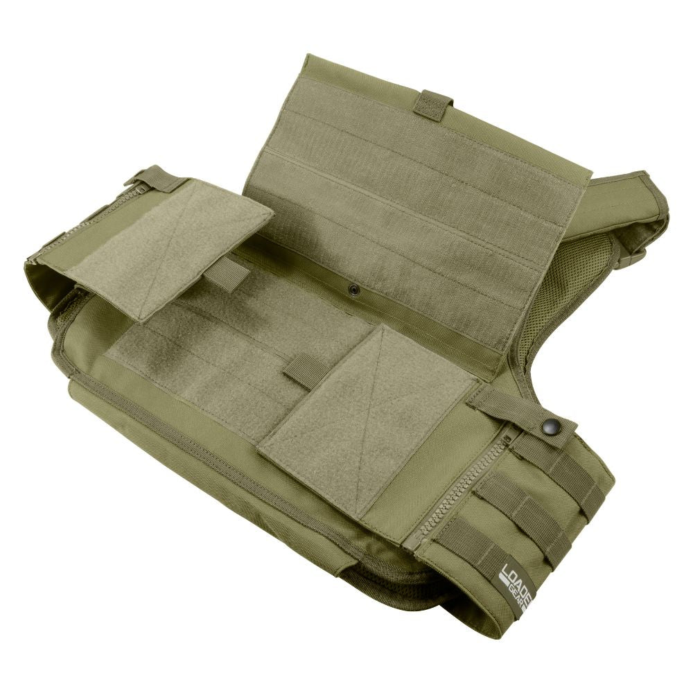 Barska MOLLE Plate Carrier Tactical Vest VX-500 OD Green BI12290