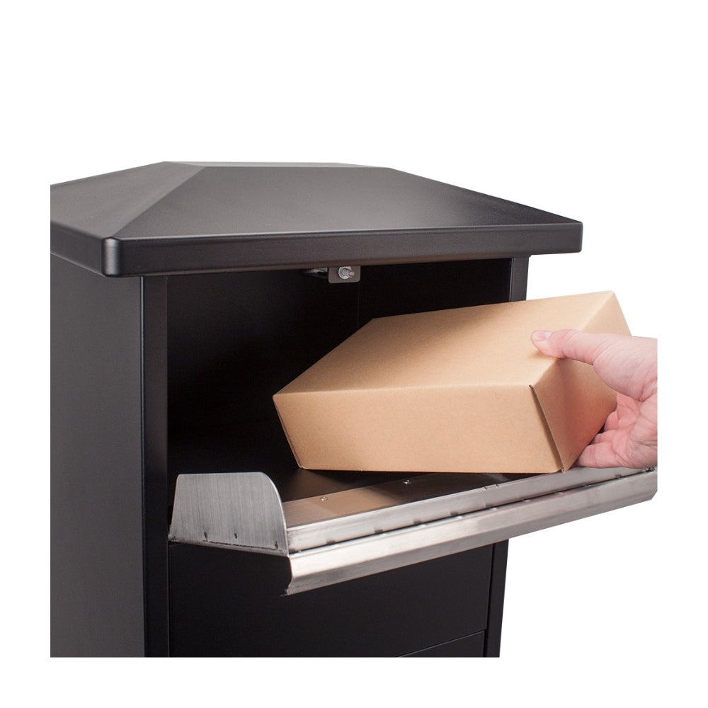 Barska MPB-600 Black Parcel Box with Package Compartment CB13332