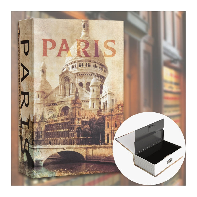 Barska Paris Book Lock Box with Combination Lock CB12362 All Security