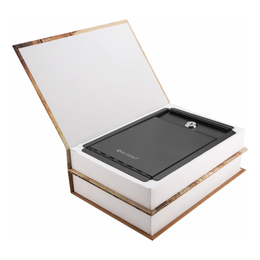 Barska Paris Dual Diversion Book Lock Box with Key Lock CB13058