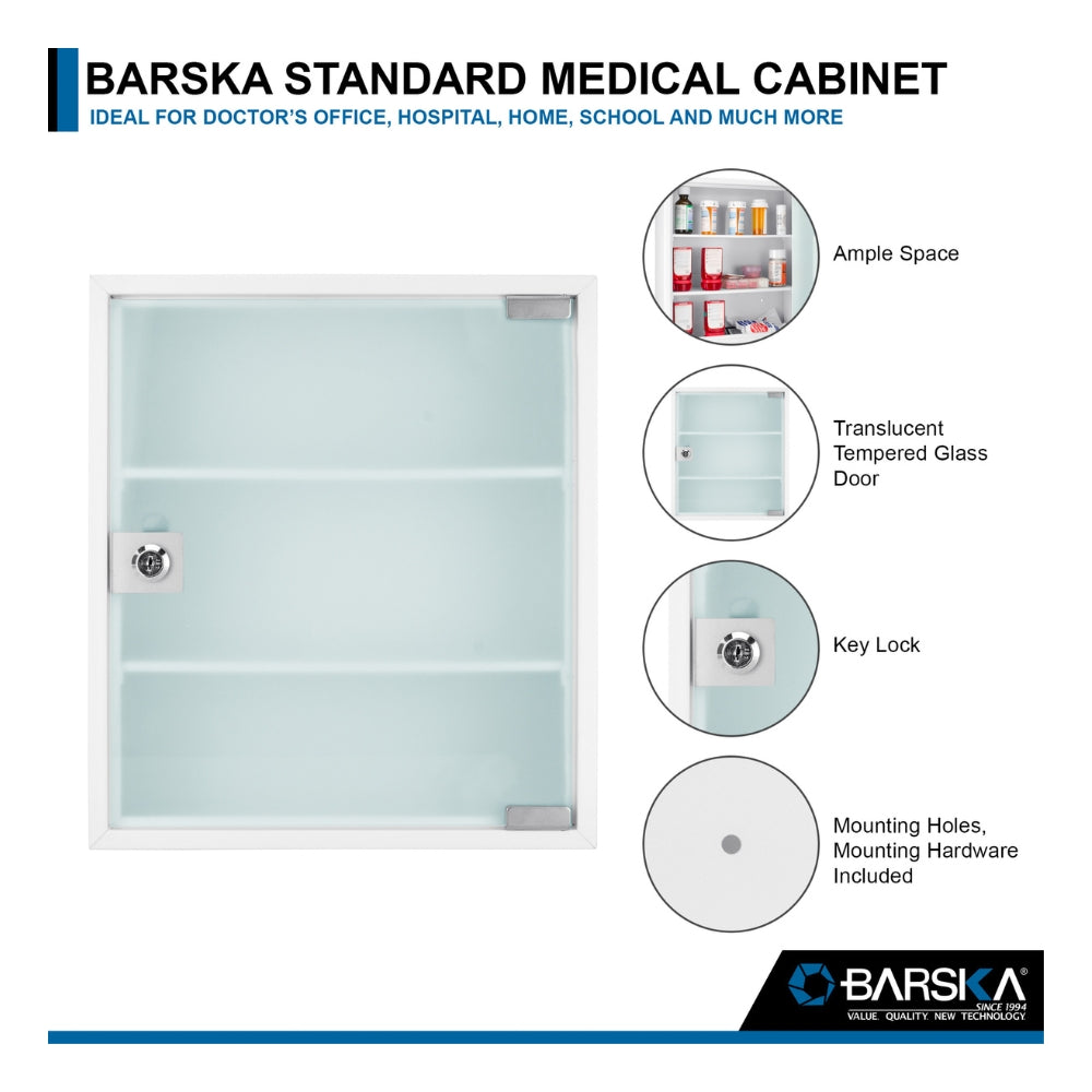 Barska Standard Medical Cabinet CB12822 | All Security Equipment