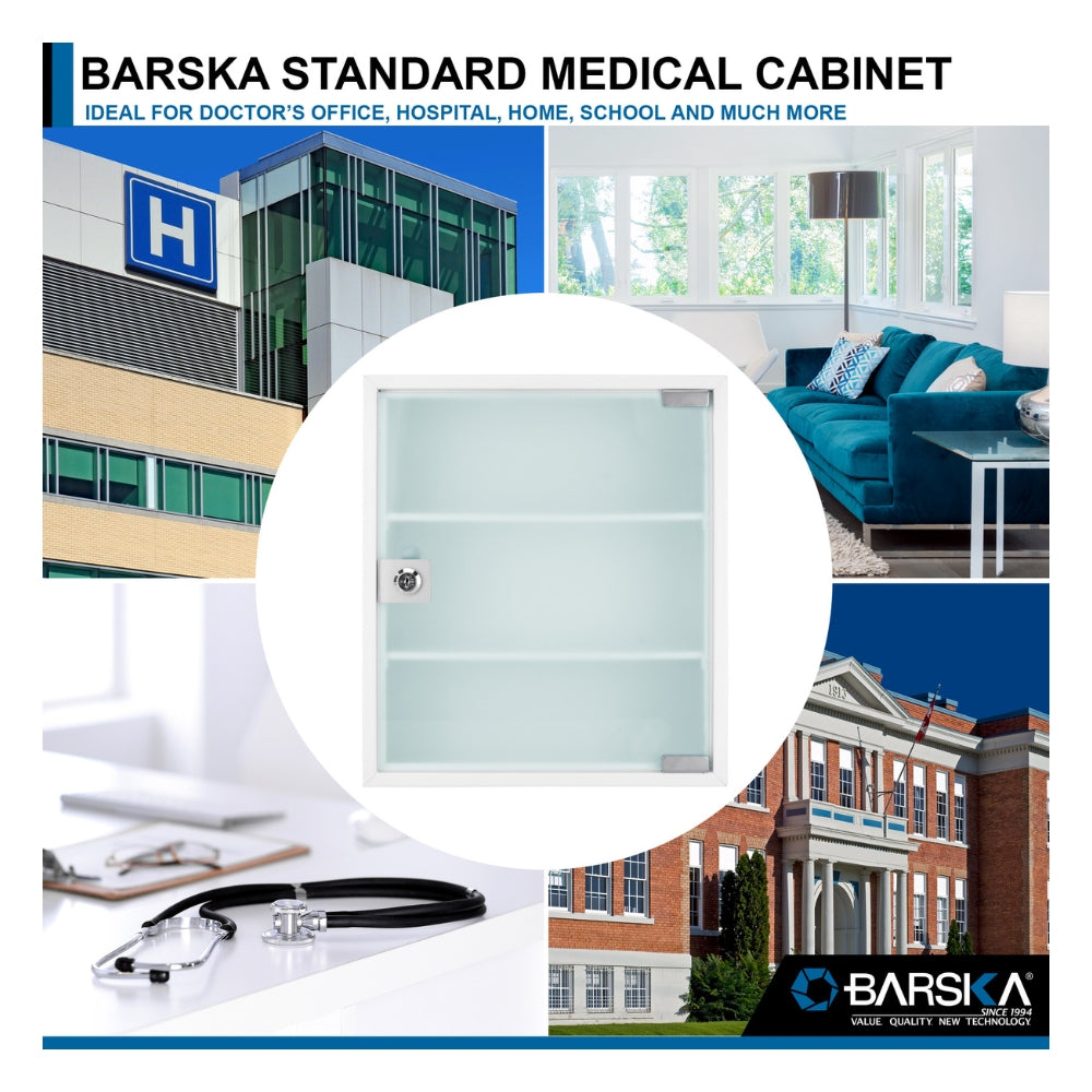 Barska Standard Medical Cabinet CB12822 | All Security Equipment