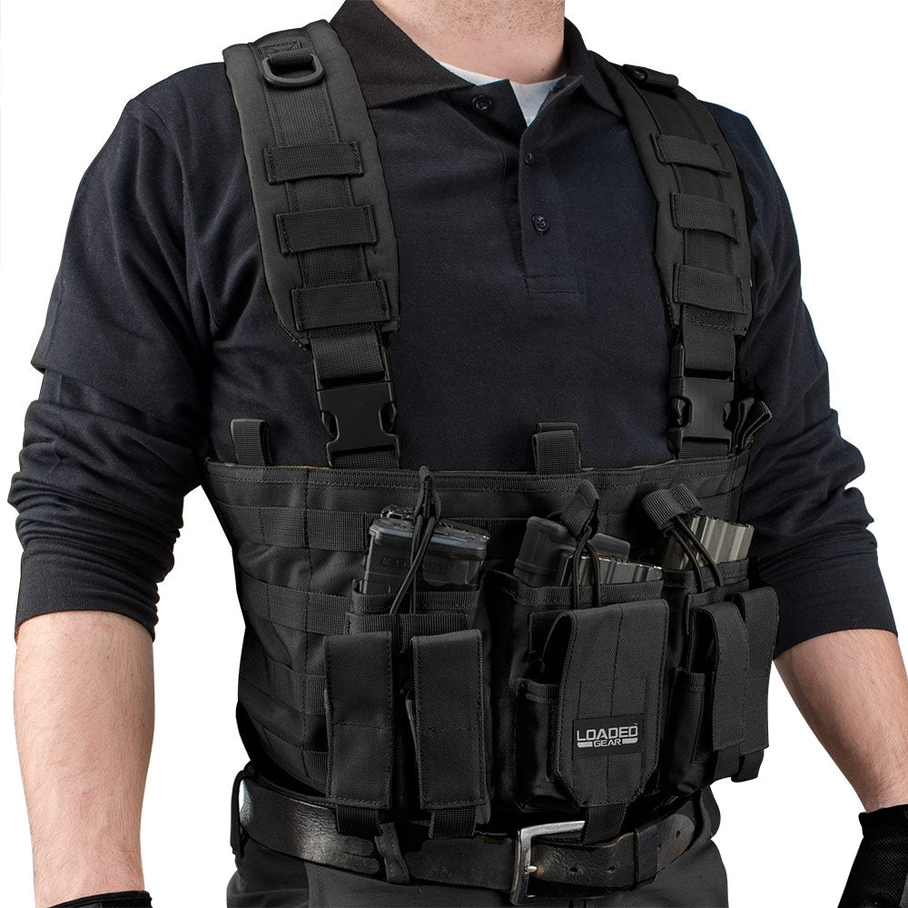 Barska Tactical Chest Rig VX-400 Loaded Gear (Black) | BAR-BI12258