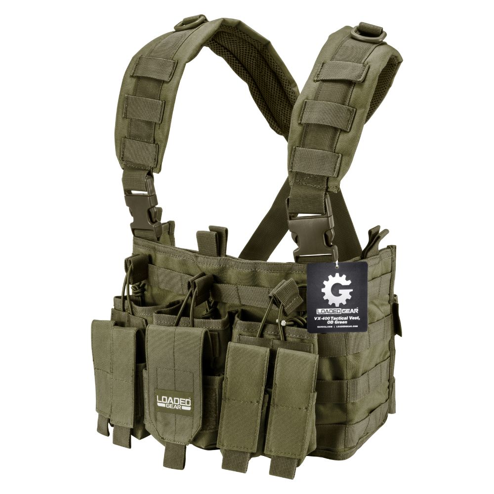 Barska Tactical Chest Rig VX-400 Loaded Gear (OD Green) BI12794