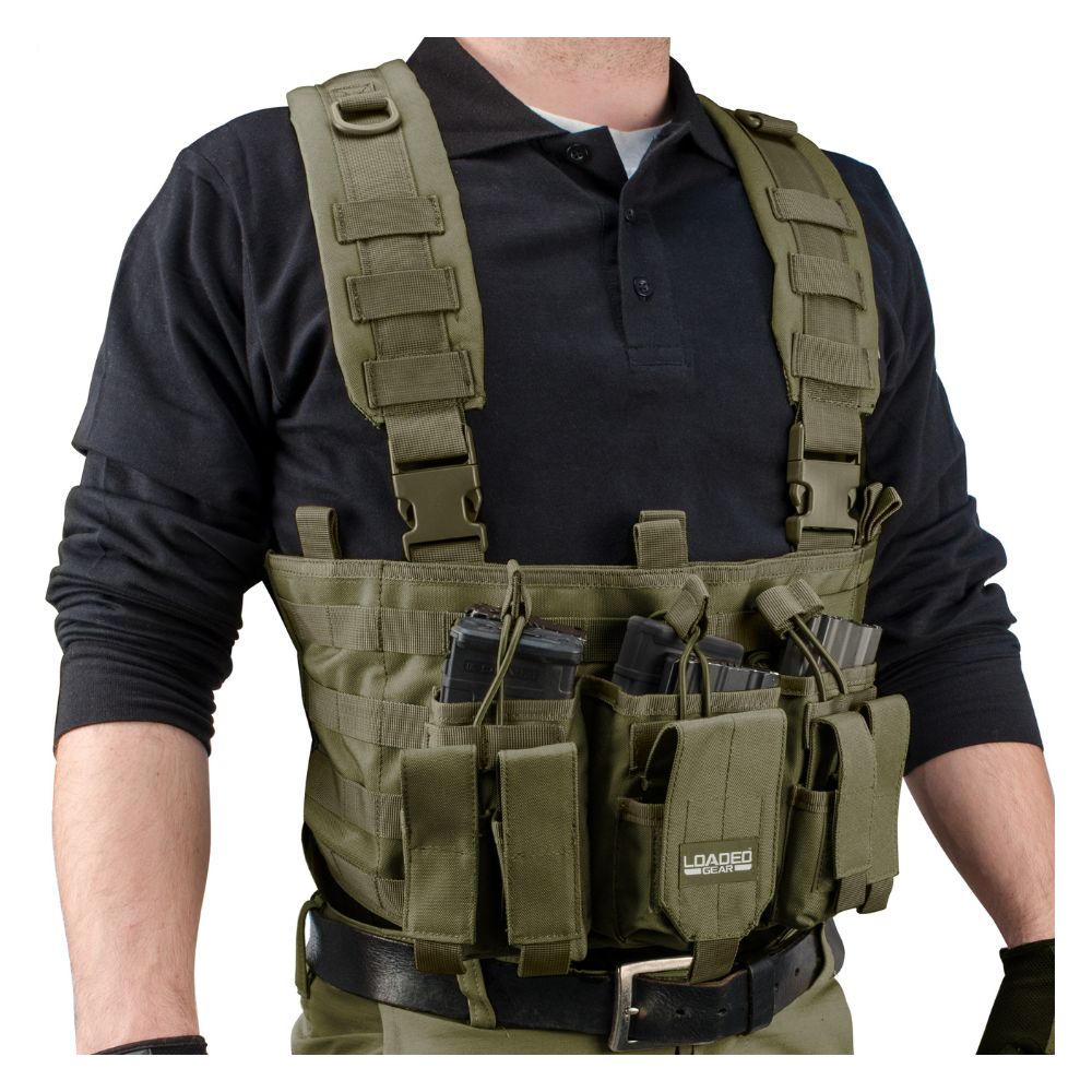 Barska Tactical Chest Rig VX-400 Loaded Gear (OD Green) BI12794