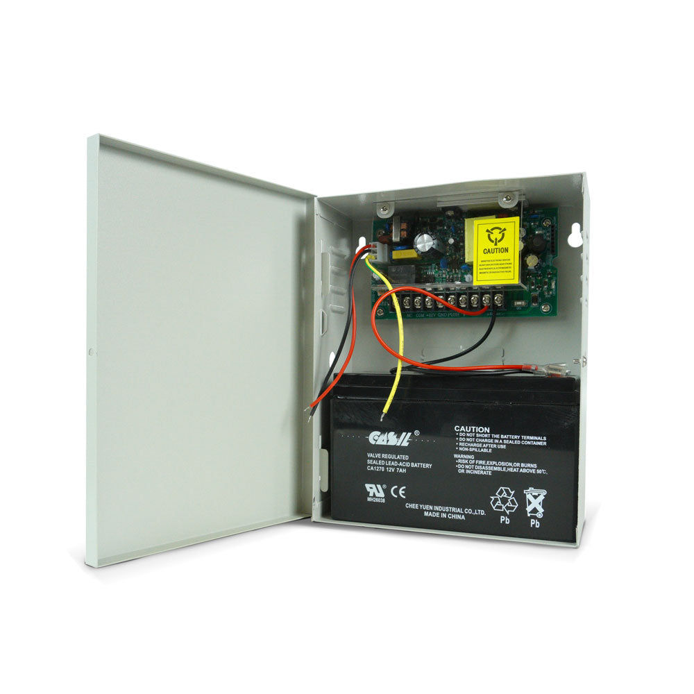 ASE Battery Back-Up System & Enclosure For Maglock | FAS-12VDC7ABUPBOX