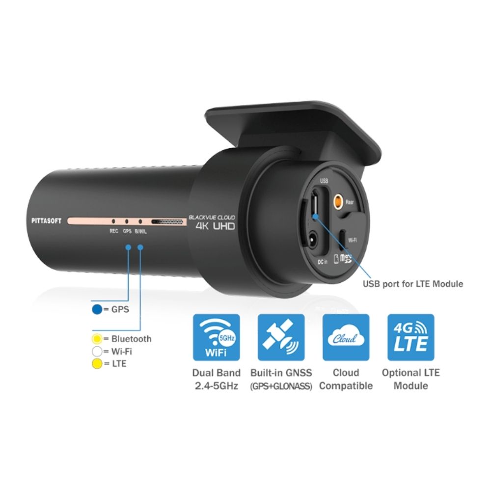 BlackVue Dashcam DR900X-1CH Plus 4K UHD | All Security Equipment